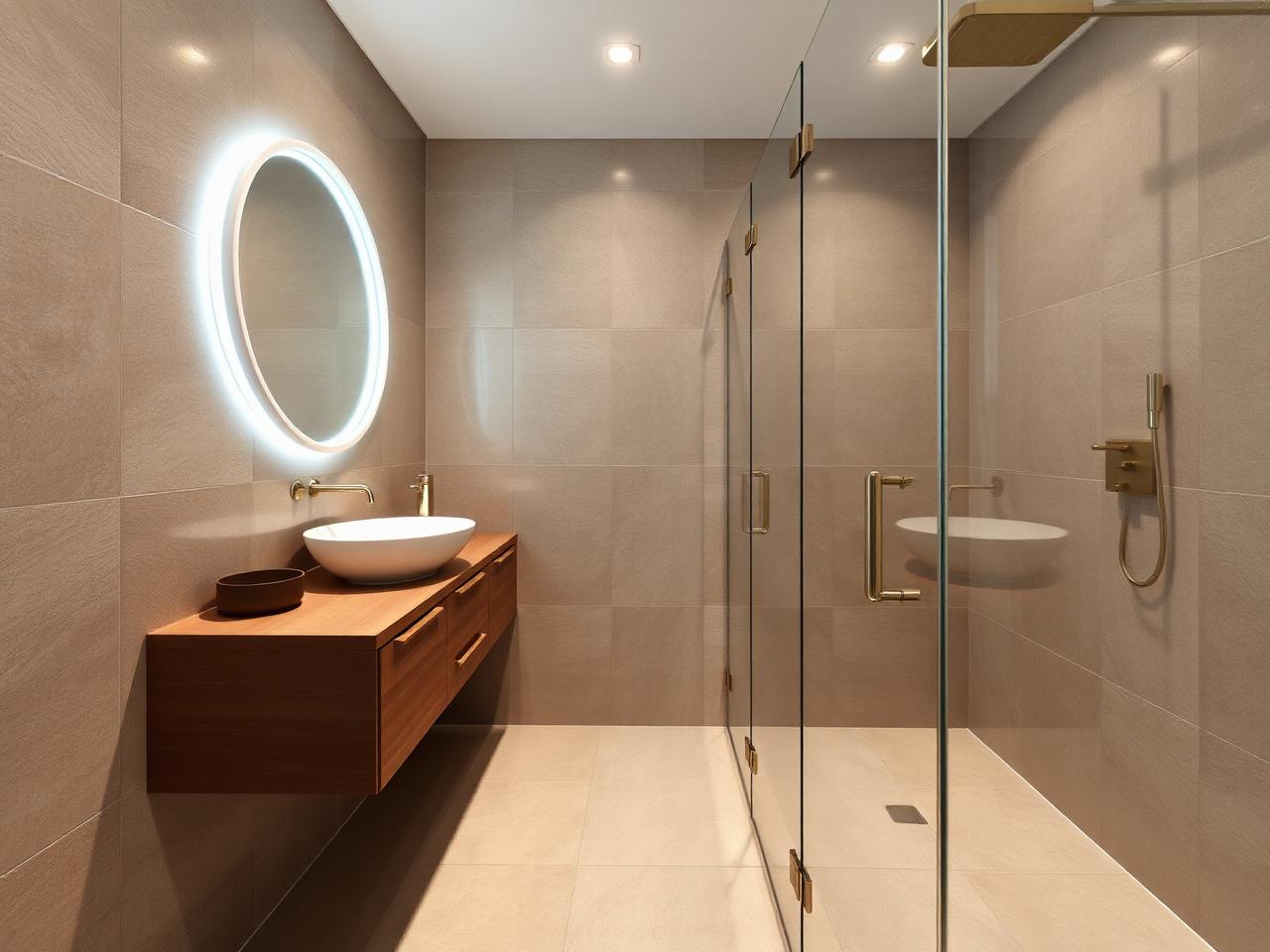 Spa bathroom & freestanding tub by Blocco25 Dubai